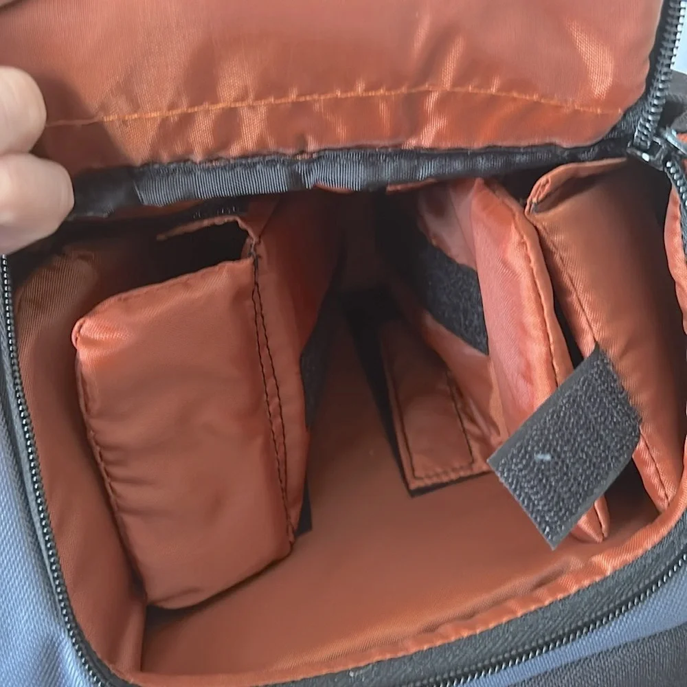 Tarmac Camera Shoulder Sling Bag Pockets Adjust Black Orange Grey 4276 Jazz 76
